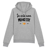 Sweat Capuche Adulte Je suis une princesse 