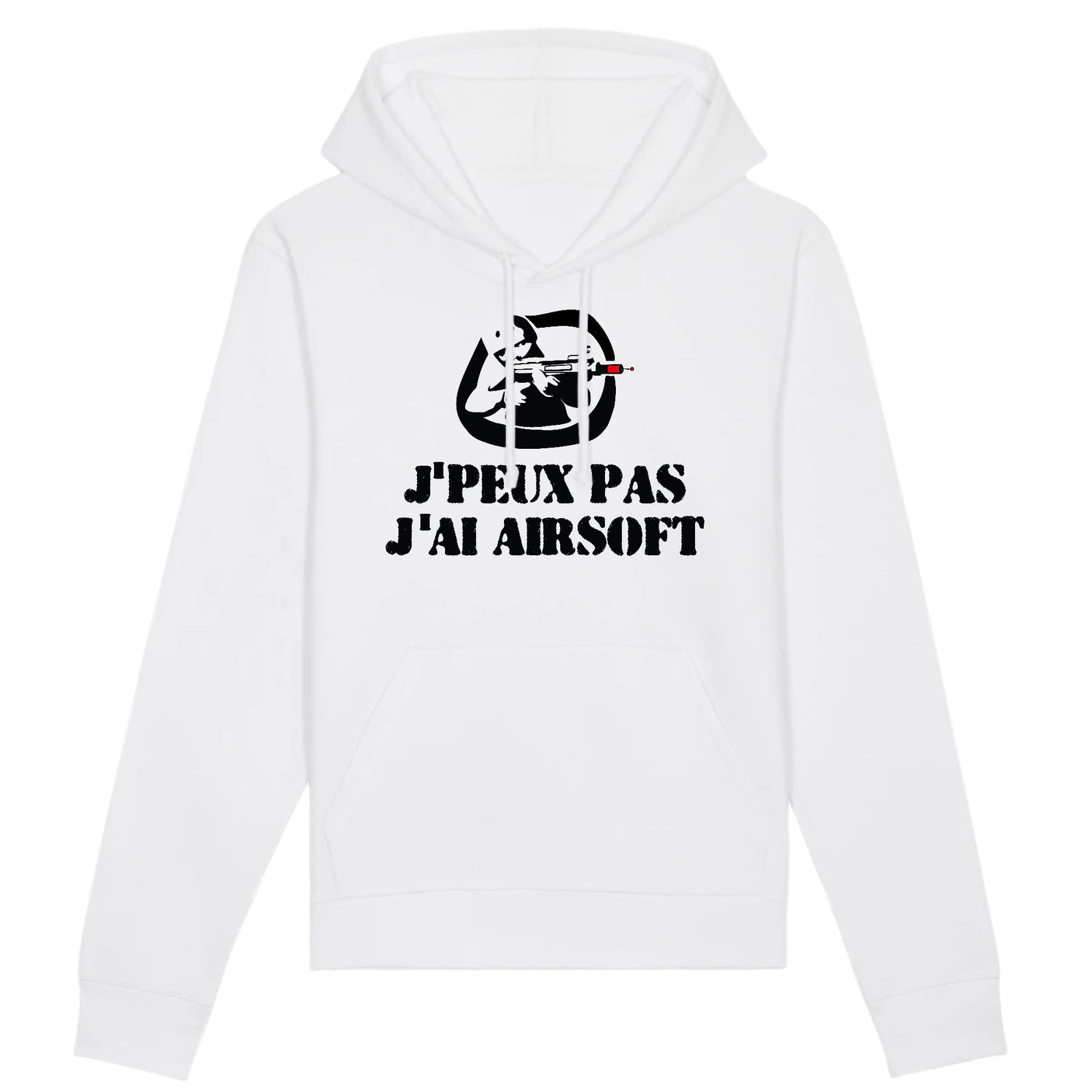 Sweat Capuche Adulte J'peux pas j'ai airsoft 