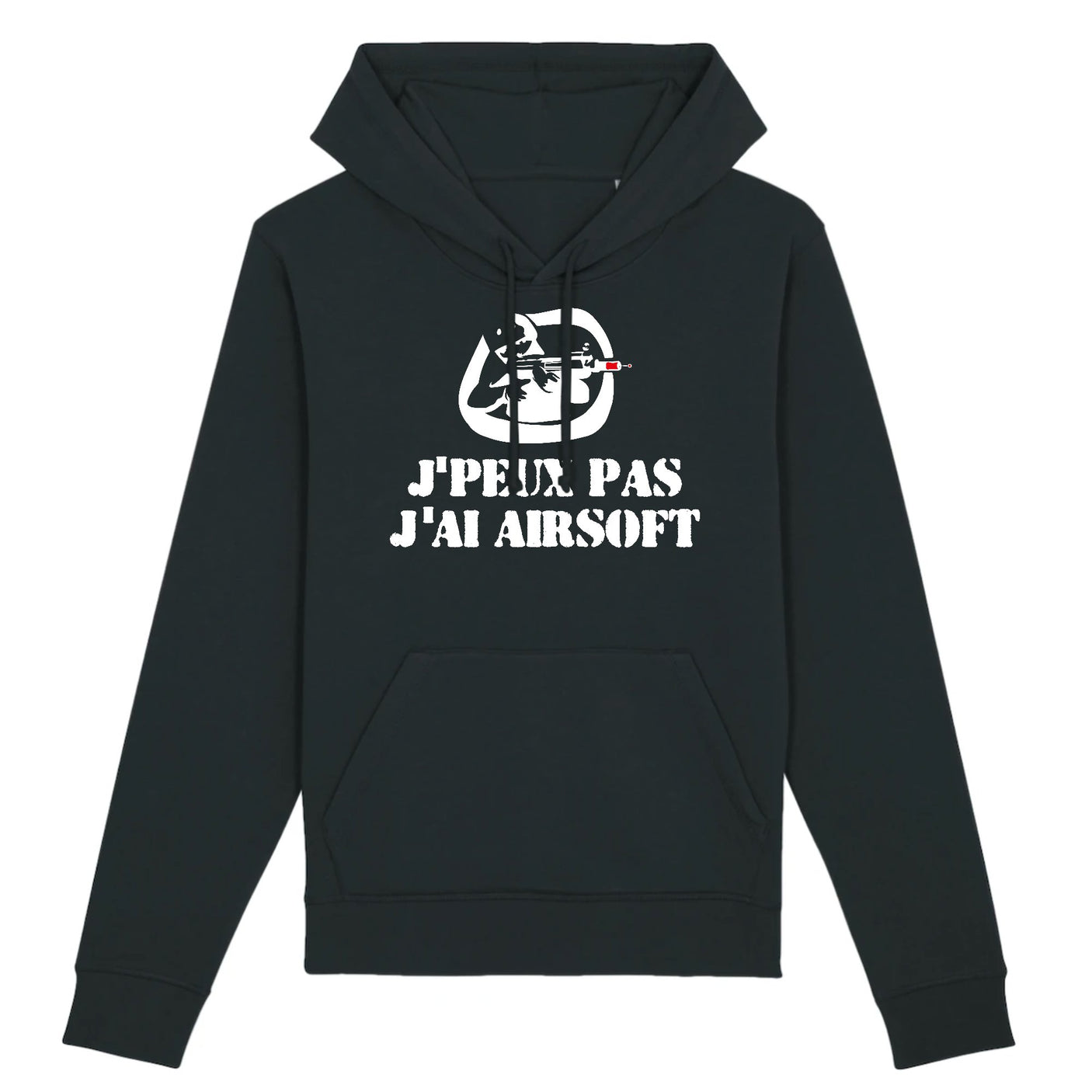 Sweat Capuche Adulte J'peux pas j'ai airsoft 