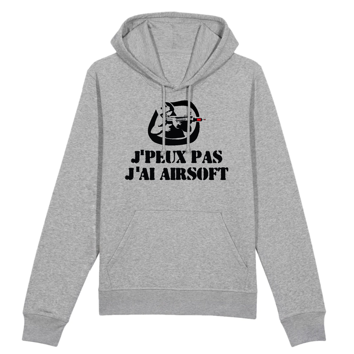 Sweat Capuche Adulte J'peux pas j'ai airsoft 