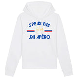 Sweat Capuche Adulte J'peux pas j'ai apéro 