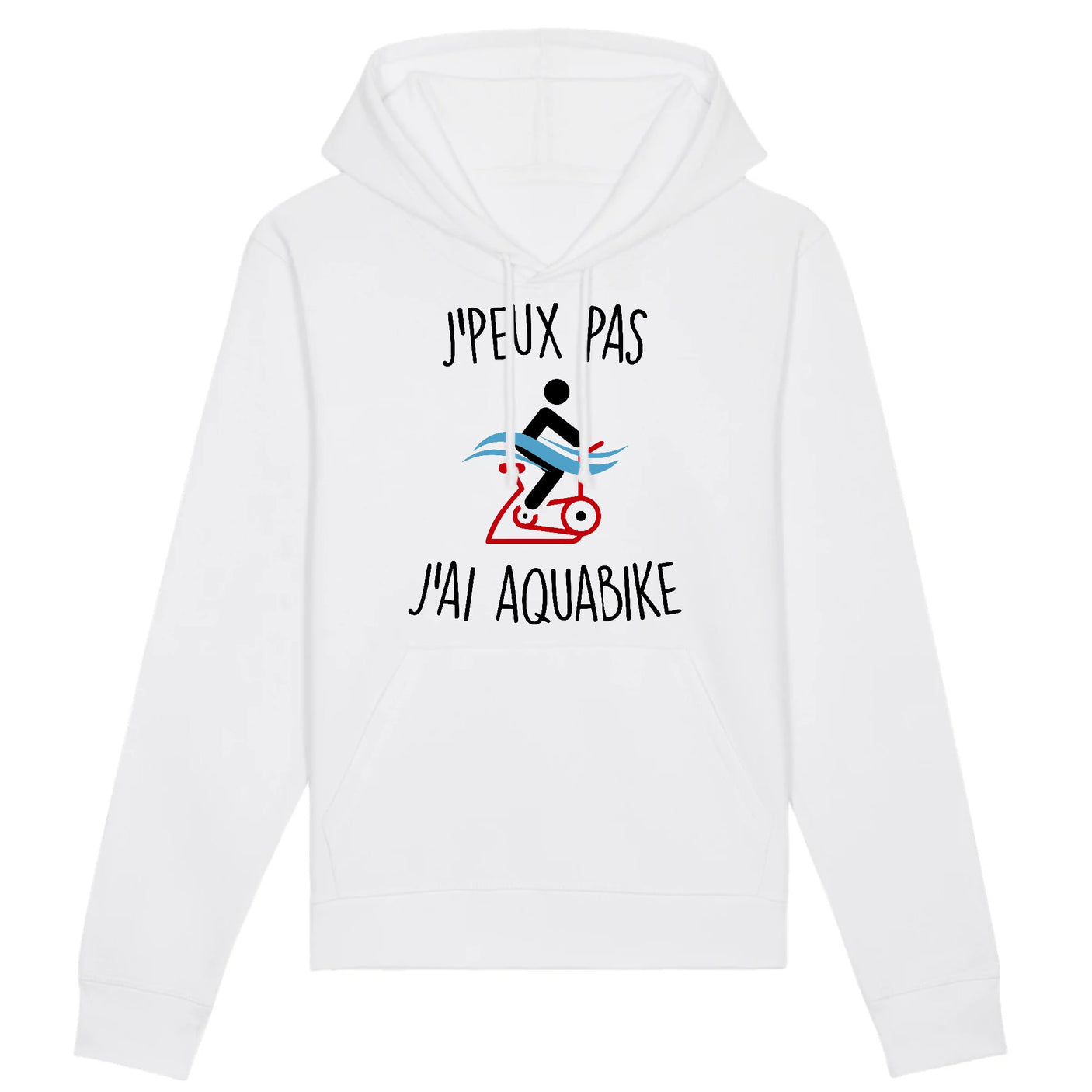 Sweat Capuche Adulte J'peux pas j'ai aquabike 