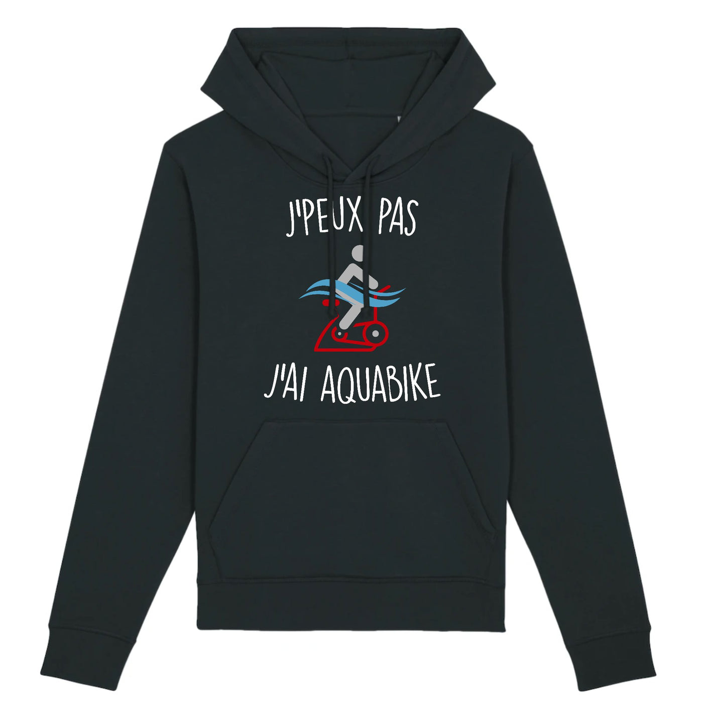 Sweat Capuche Adulte J'peux pas j'ai aquabike 