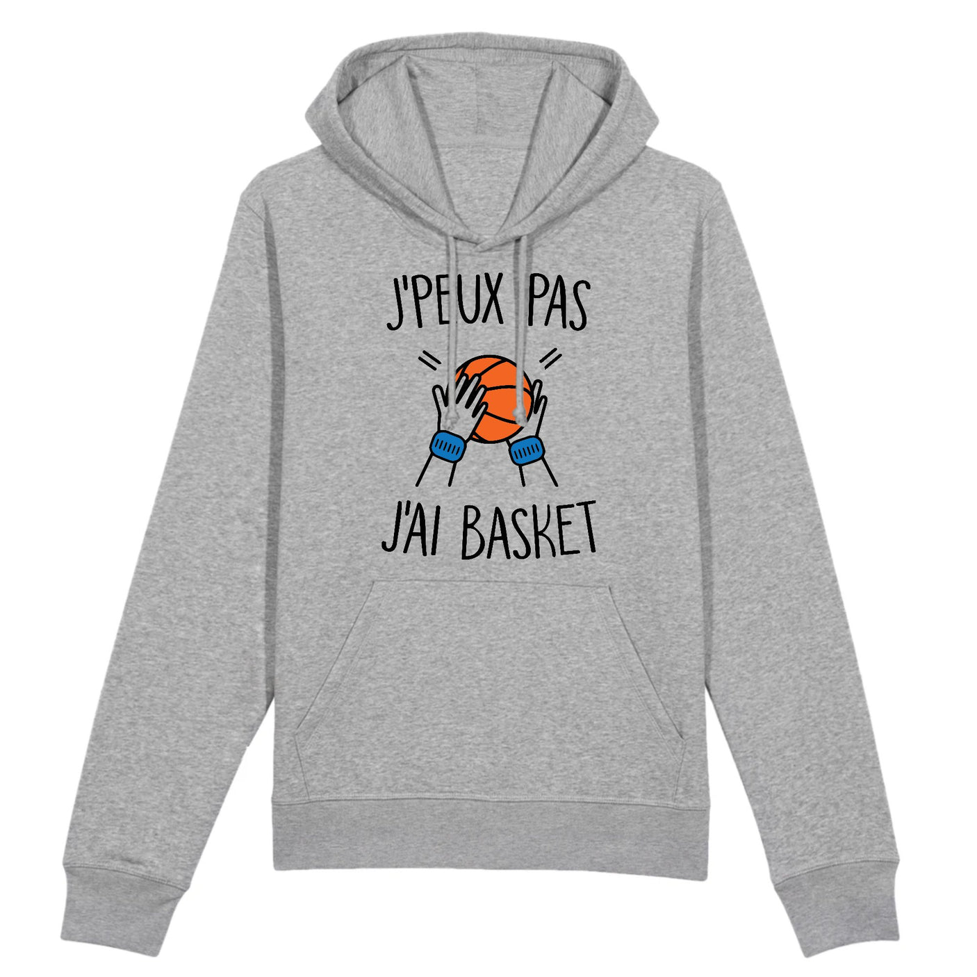 Sweat Capuche Adulte J'peux pas j'ai basket 