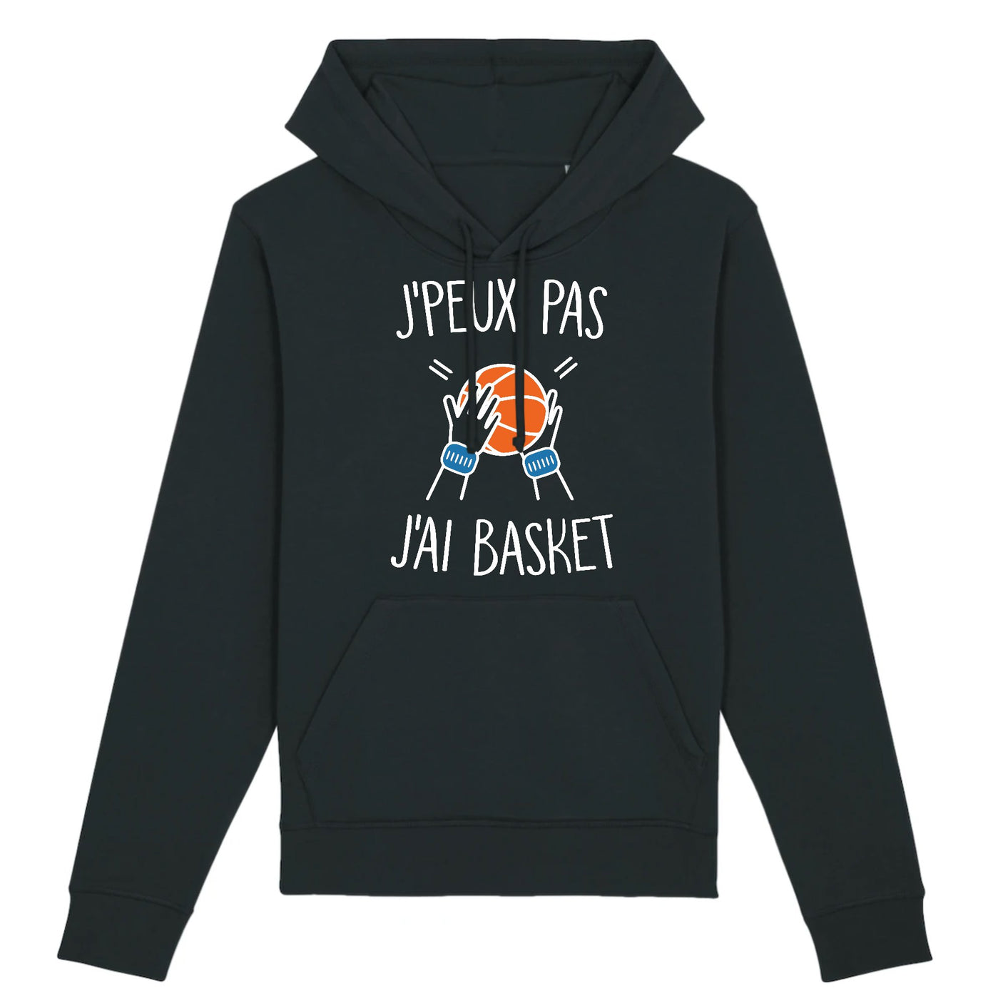 Sweat Capuche Adulte J'peux pas j'ai basket 