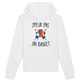 Sweat Capuche Adulte J'peux pas j'ai basket 