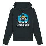 Sweat Capuche Adulte J'peux pas j'ai bateau 