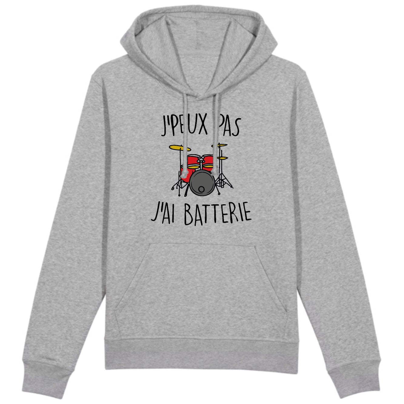 Sweat Capuche Adulte J'peux pas j'ai batterie 