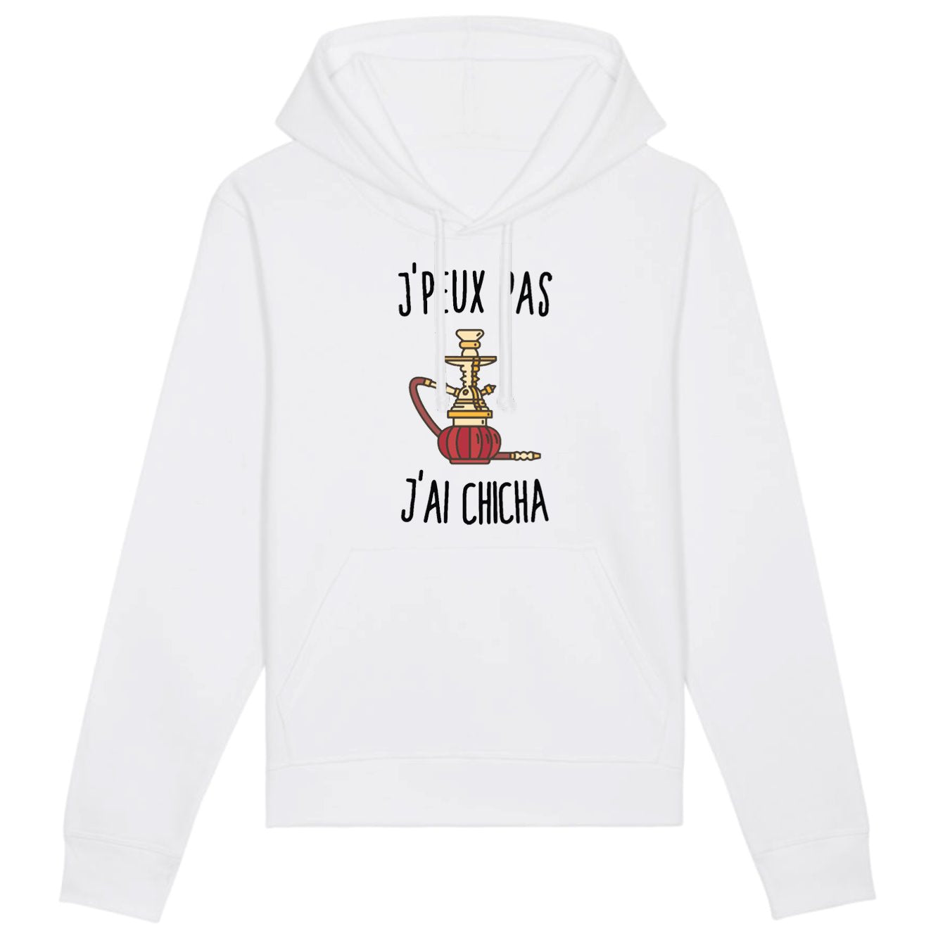 Sweat Capuche Adulte J'peux pas j'ai chicha 