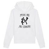 Sweat Capuche Adulte J'peux pas j'ai country 