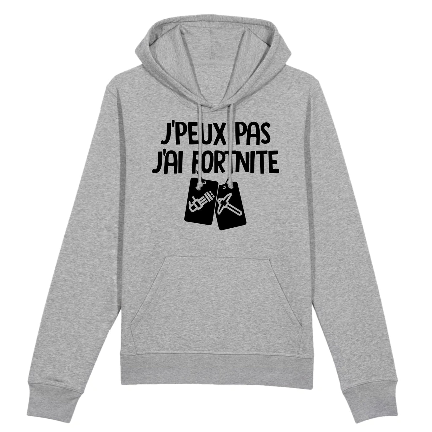 Sweat Capuche Adulte J'peux pas j'ai Fortnite 