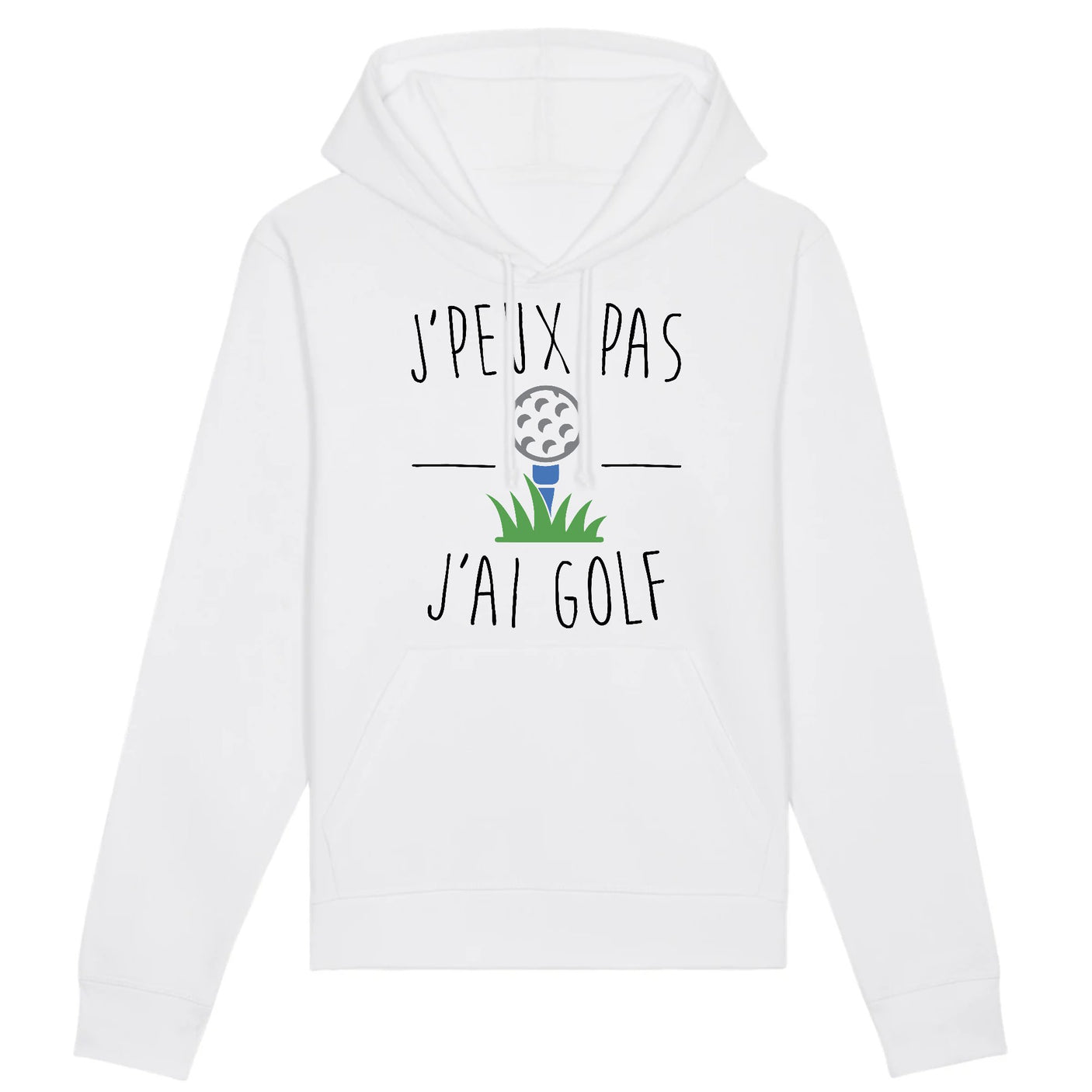 Sweat Capuche Adulte J'peux pas j'ai golf 