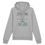 Sweat Capuche Adulte J'peux pas j'ai golf 