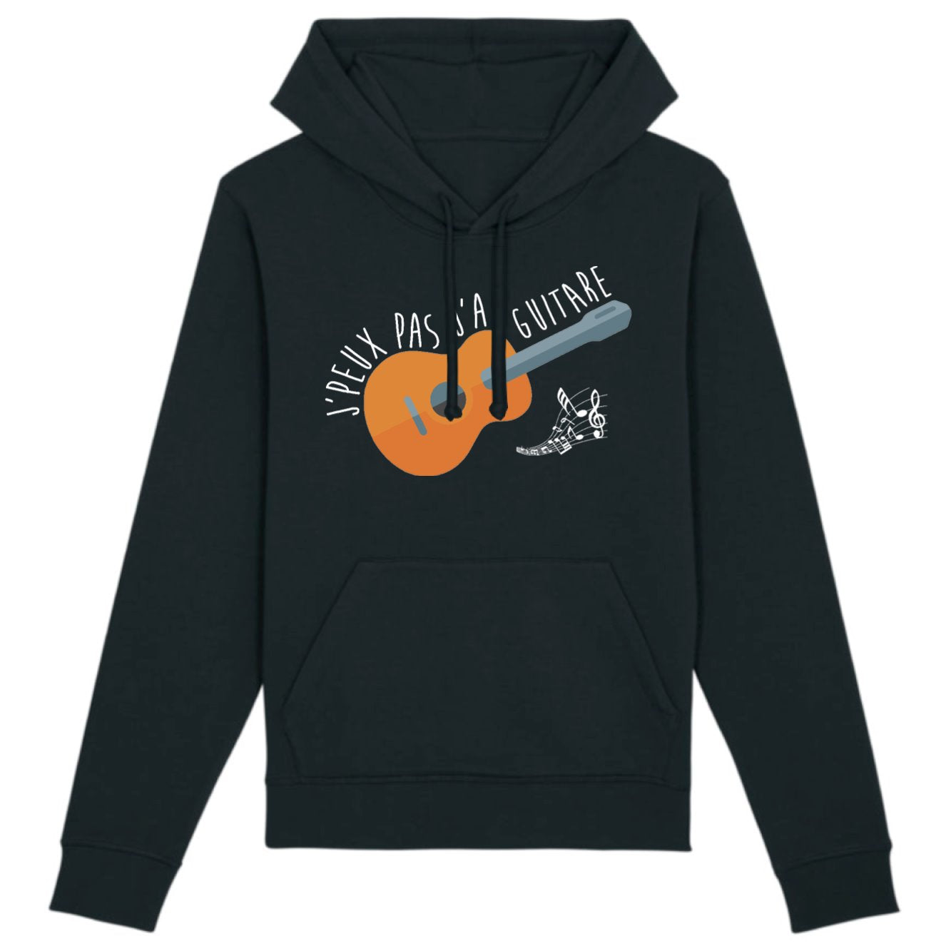 Sweat Capuche Adulte J'peux pas j'ai guitare 