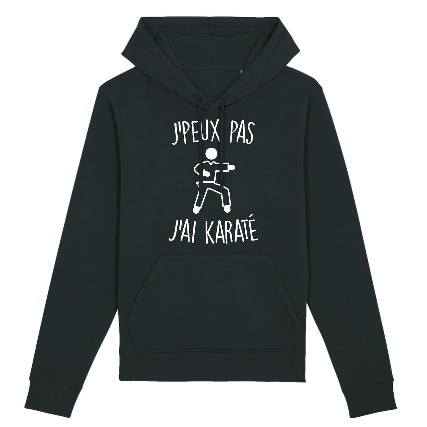 Sweat Capuche Adulte J'peux pas j'ai karaté 