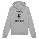 Sweat Capuche Adulte J'peux pas j'ai kitesurf 