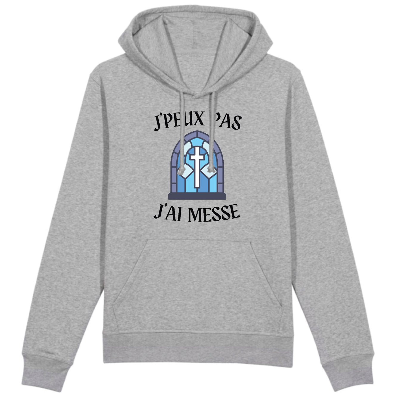 Sweat Capuche Adulte J'peux pas j'ai messe 