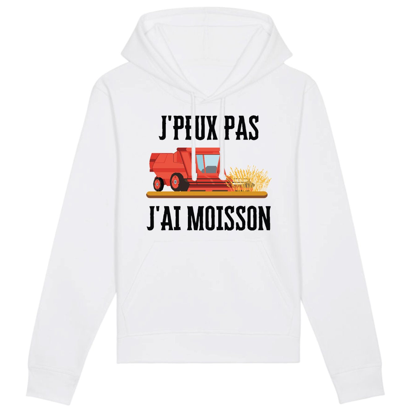 Sweat Capuche Adulte J'peux pas j'ai moisson 