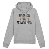 Sweat Capuche Adulte J'peux pas j'ai montgolfière 