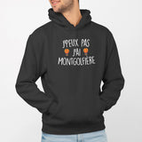 Sweat Capuche Adulte J'peux pas j'ai montgolfière Noir