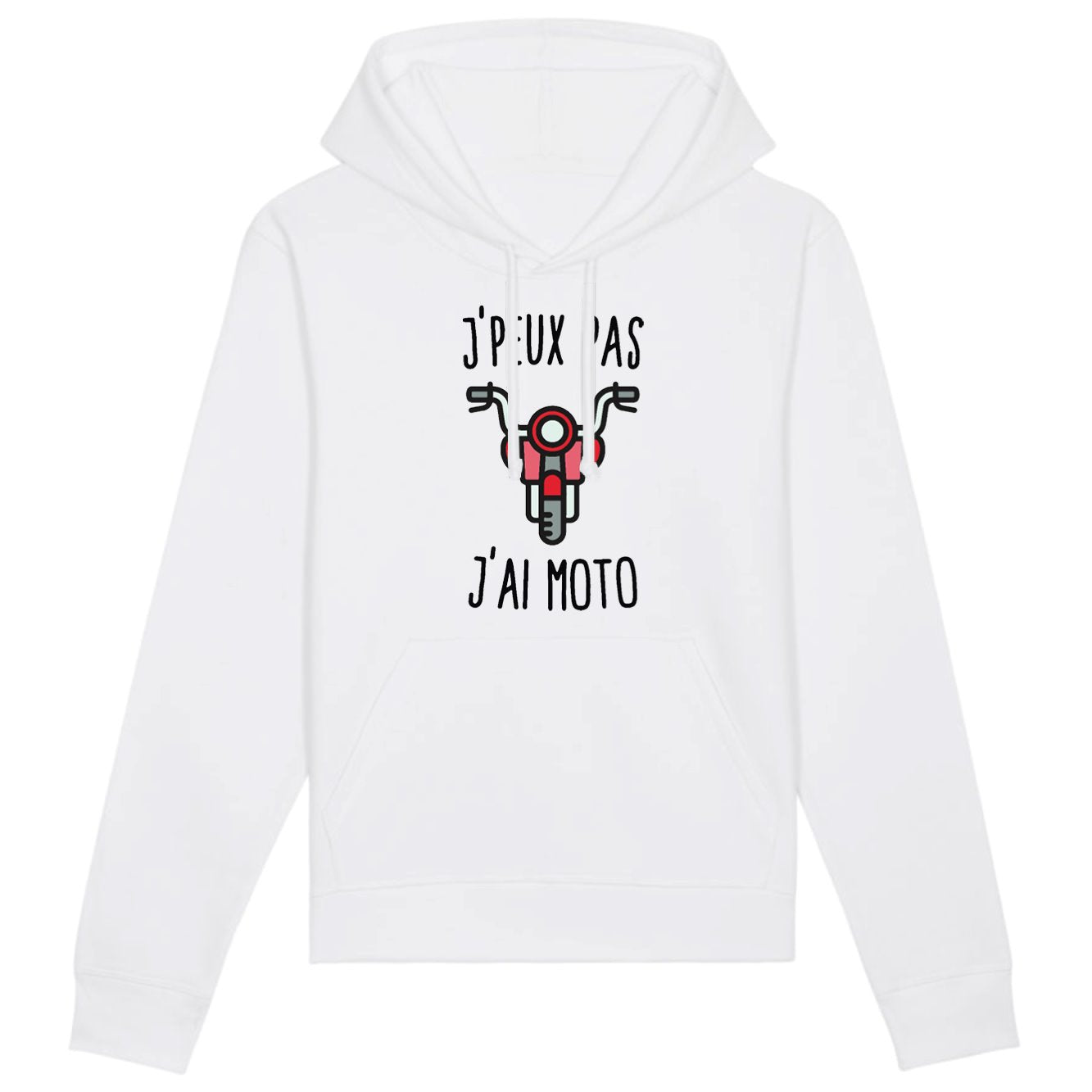 Sweat Capuche Adulte J'peux pas j'ai moto 