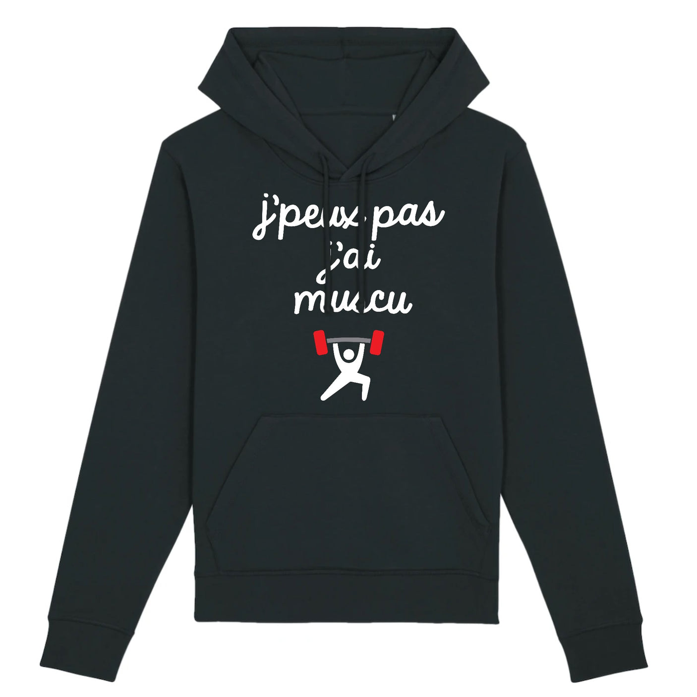 Sweat Capuche Adulte J'peux pas j'ai muscu 