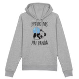 Sweat Capuche Adulte J'peux pas j'ai panda 