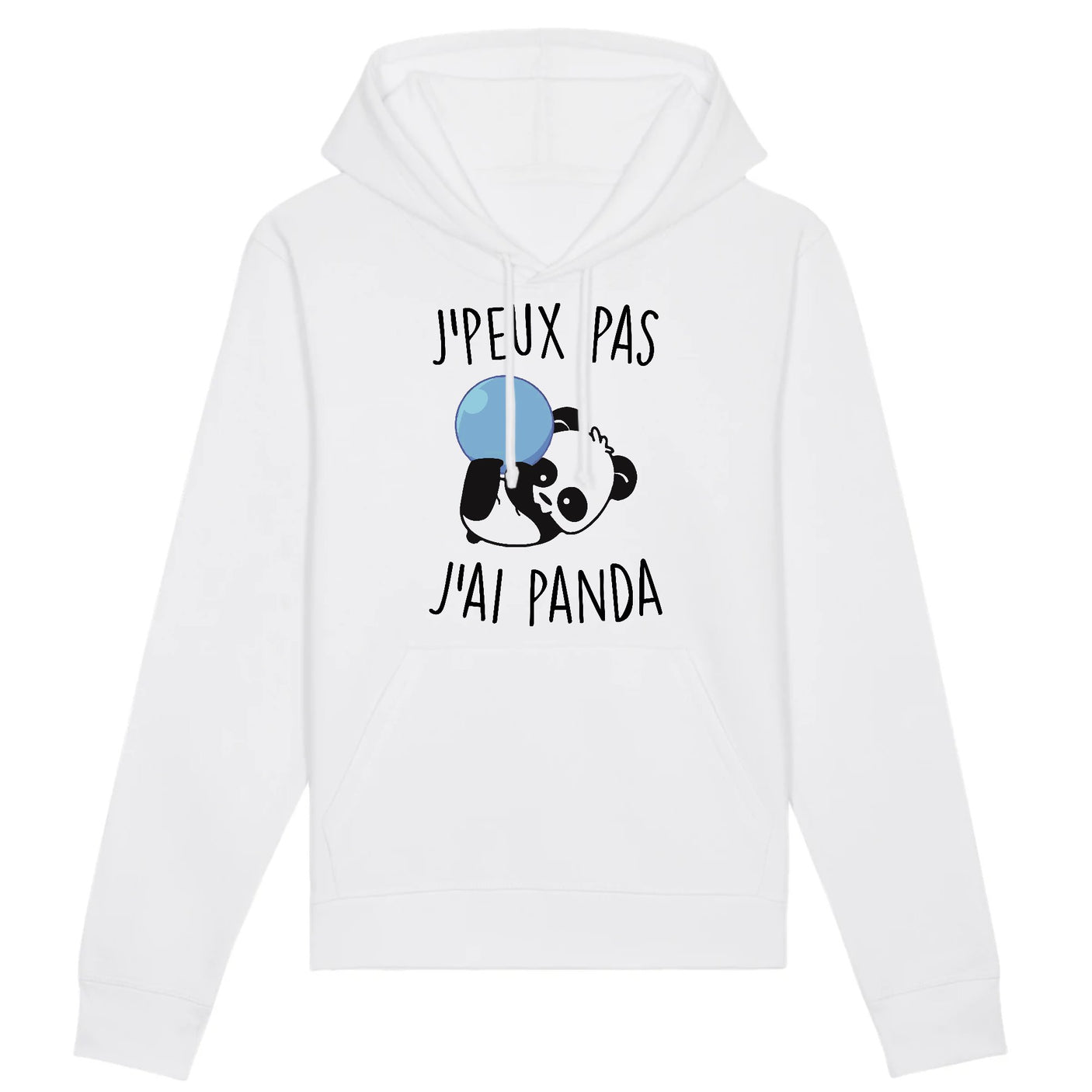Sweat Capuche Adulte J'peux pas j'ai panda 
