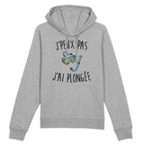 Sweat Capuche Adulte J'peux pas j'ai plongée 