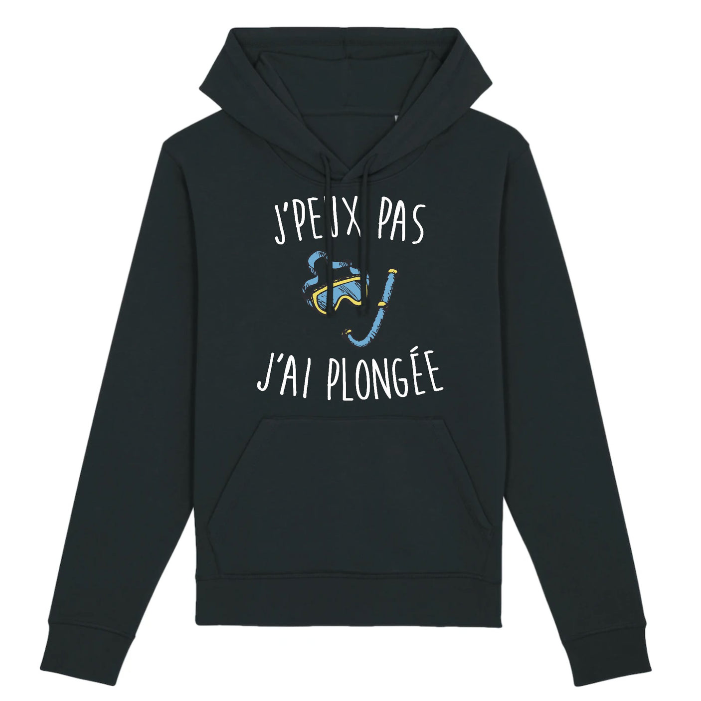 Sweat Capuche Adulte J'peux pas j'ai plongée 