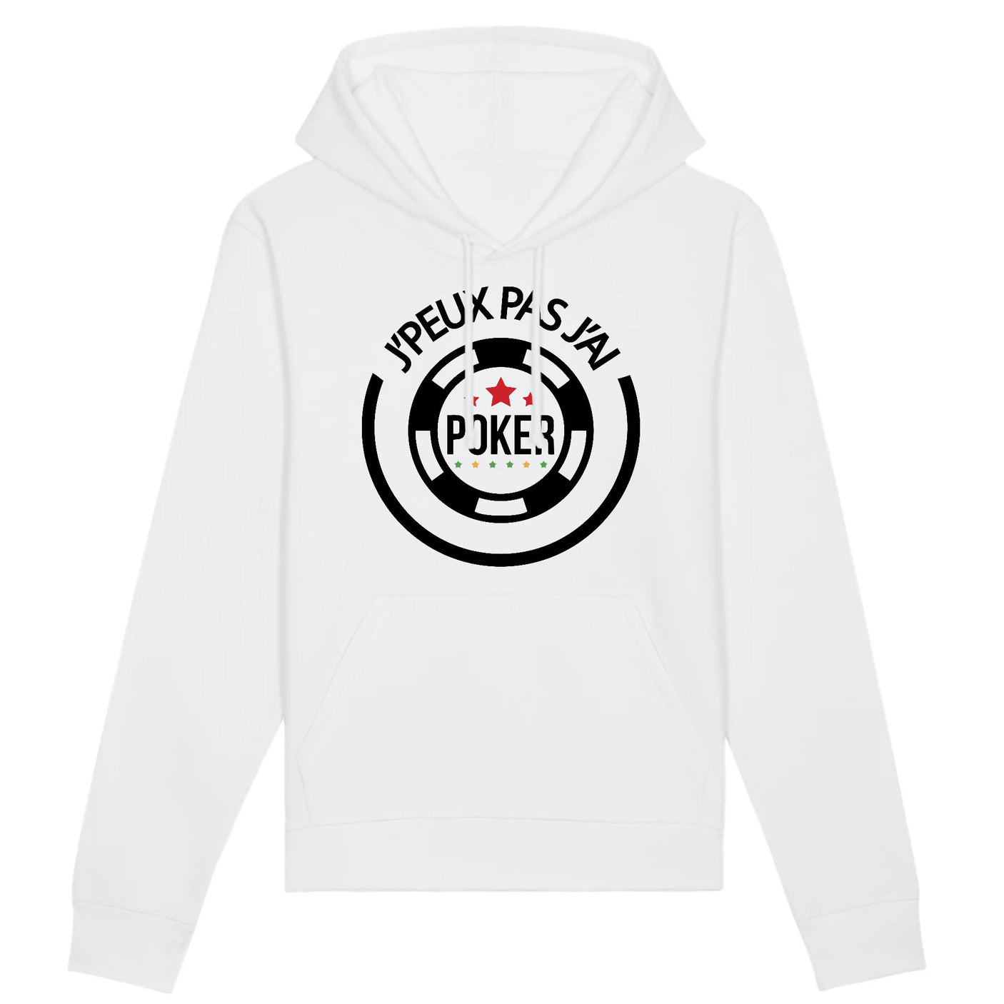 Sweat Capuche Adulte J'peux pas j'ai poker 