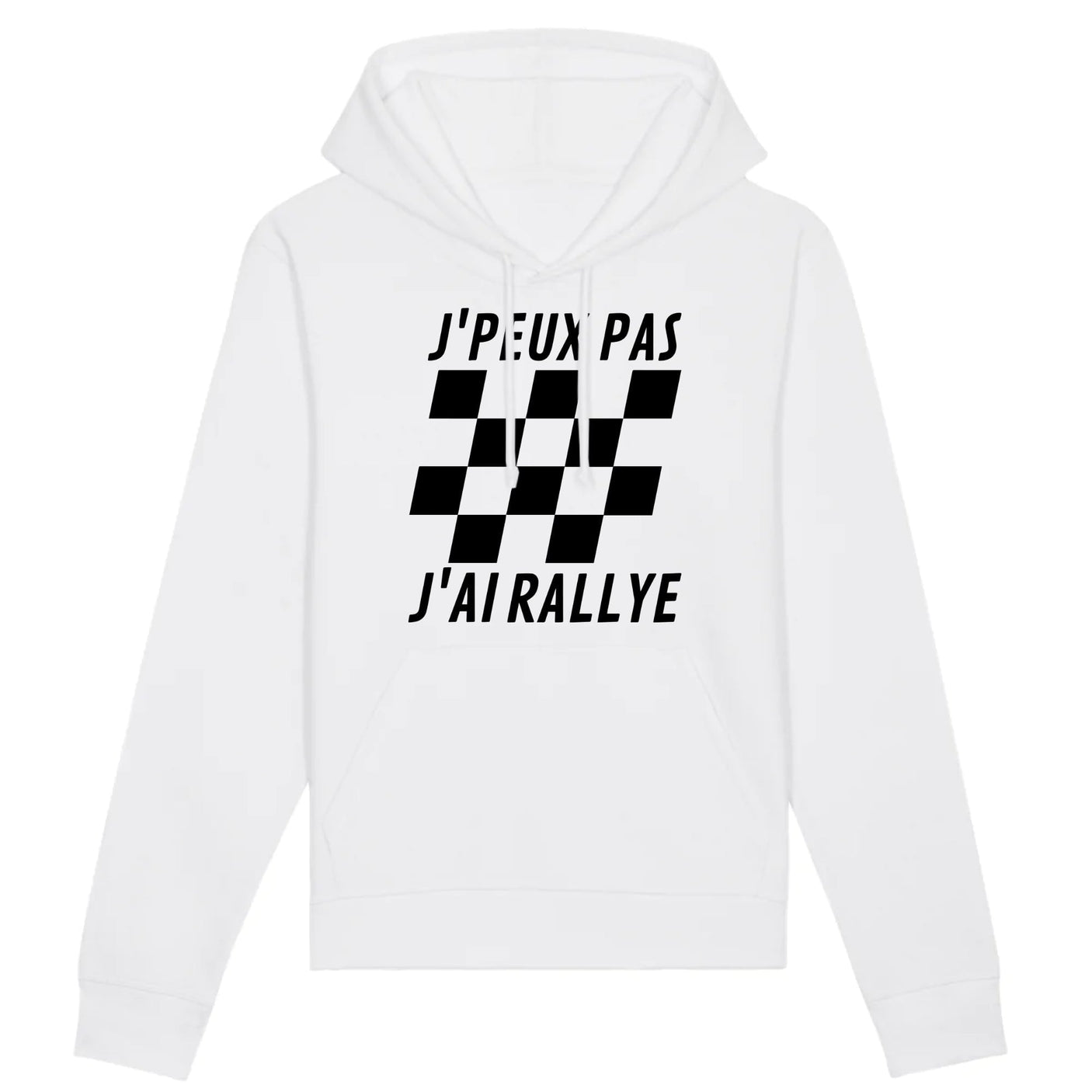 Sweat Capuche Adulte J'peux pas j'ai rallye 