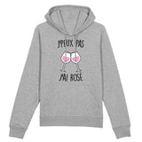 Sweat Capuche Adulte J'peux pas j'ai rosé 