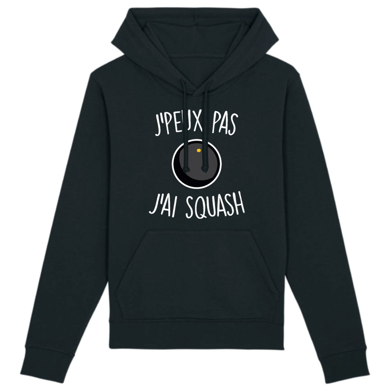 Sweat Capuche Adulte J'peux pas j'ai squash 