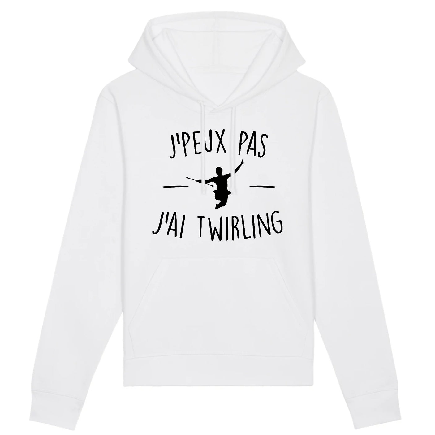 Sweat Capuche Adulte J'peux pas j'ai twirling 