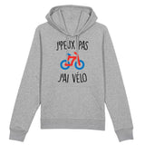 Sweat Capuche Adulte J'peux pas j'ai vélo 