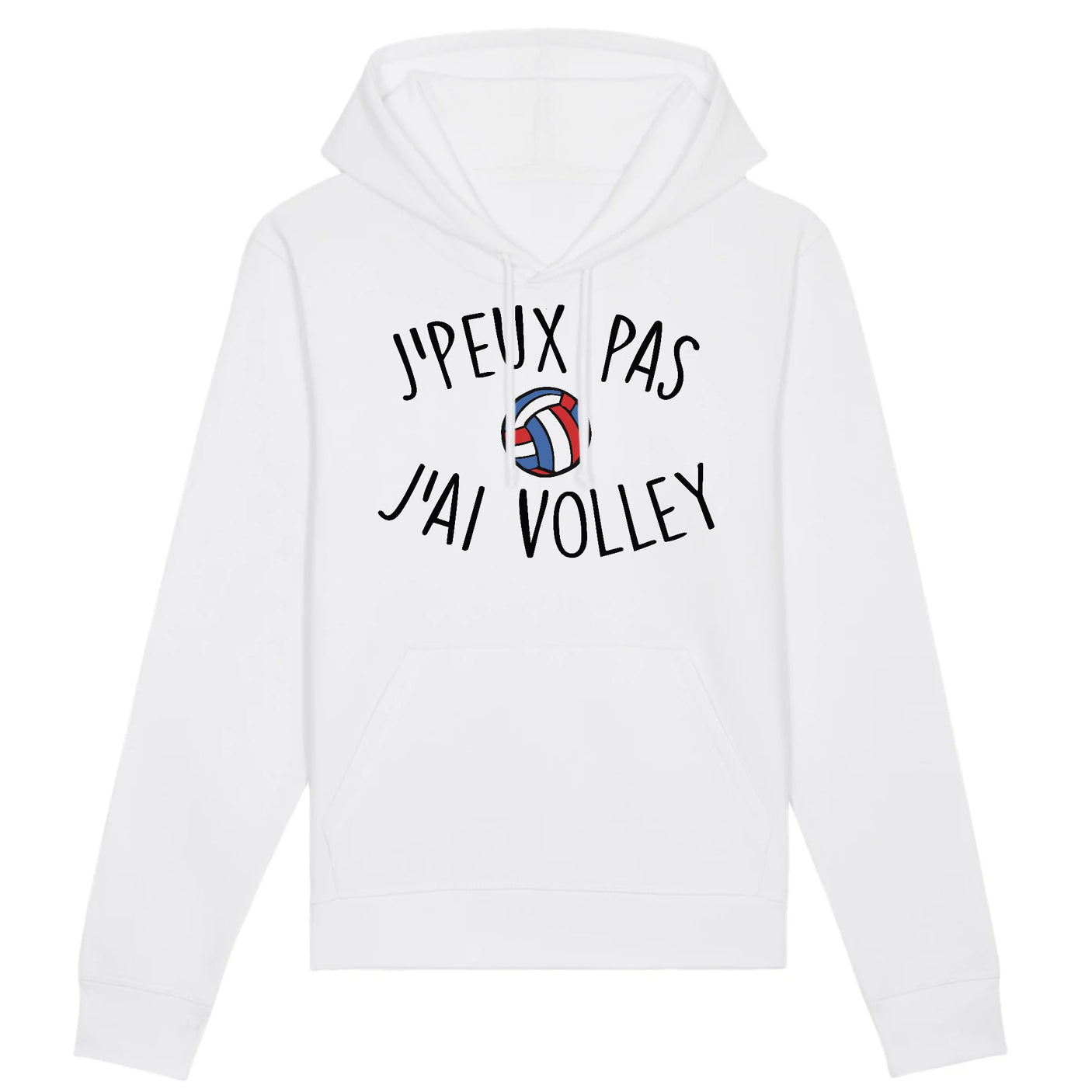 Sweat Capuche Adulte J'peux pas j'ai volley 