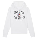 Sweat Capuche Adulte J'peux pas j'ai volley 