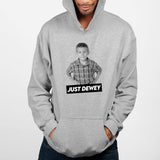 Sweat Capuche Adulte Just Dewey Gris