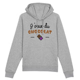 Sweat Capuche Adulte J'veux du chocolat 