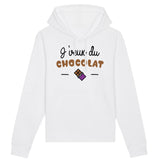 Sweat Capuche Adulte J'veux du chocolat 