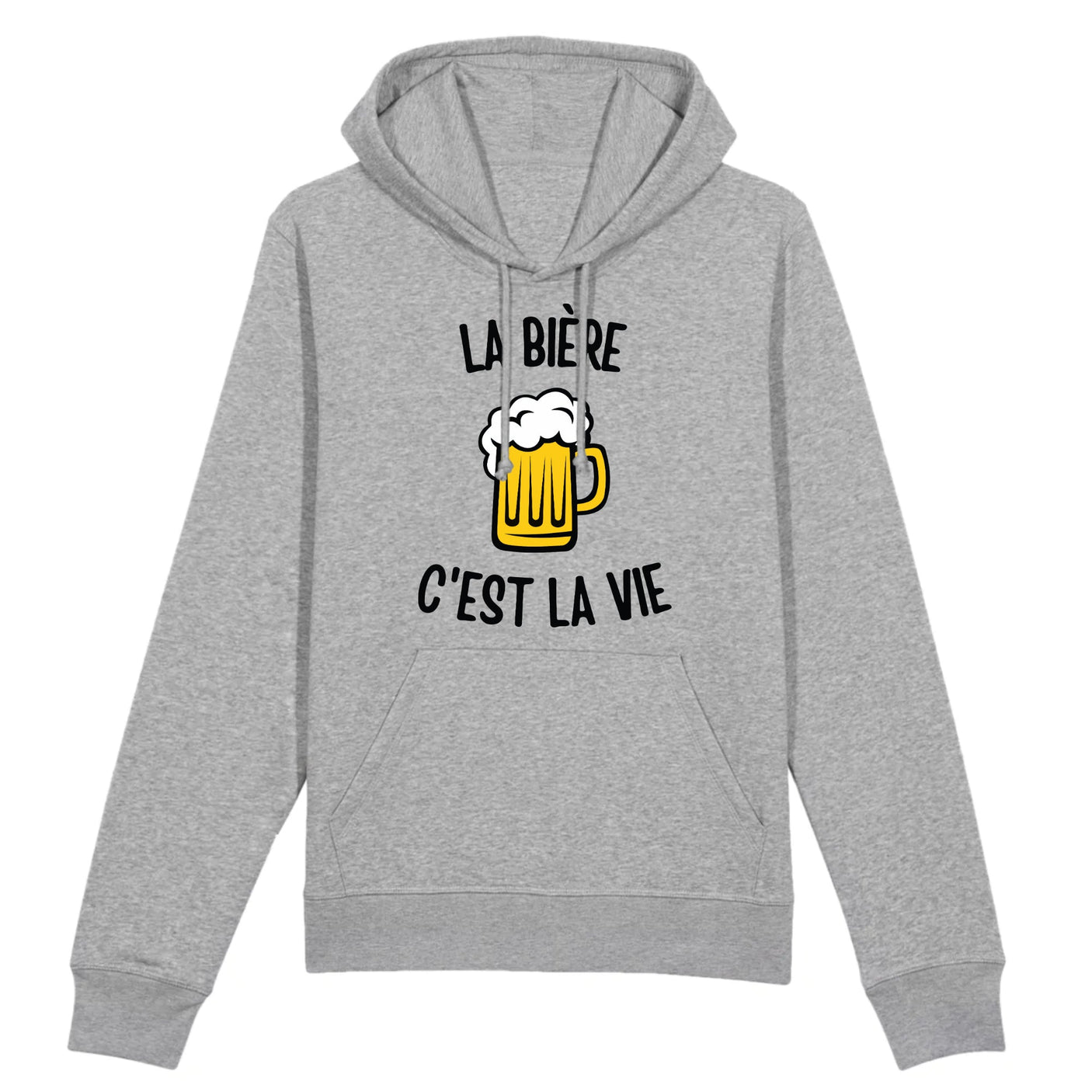 Sweat Capuche Adulte La bière c'est la vie 