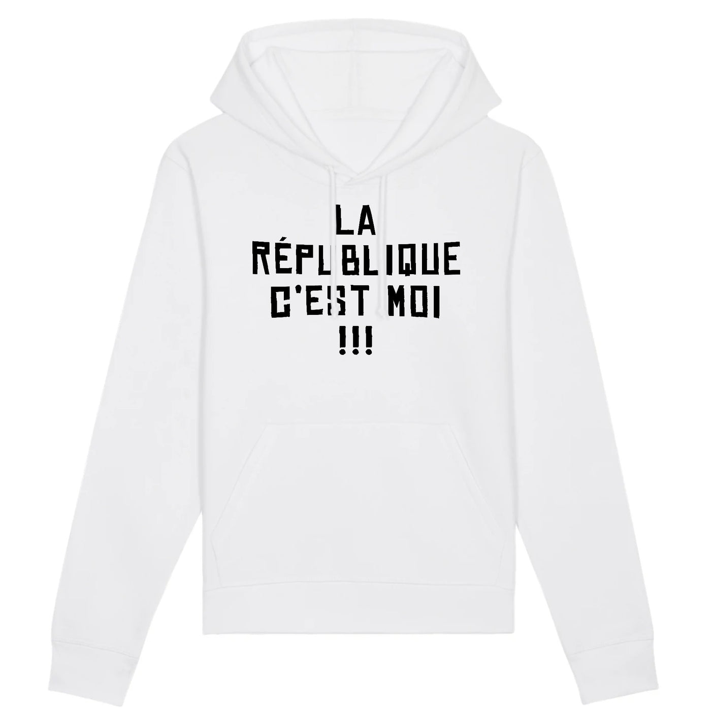 Sweat Capuche Adulte La république c'est moi 