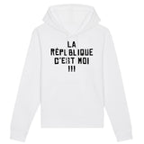 Sweat Capuche Adulte La république c'est moi 