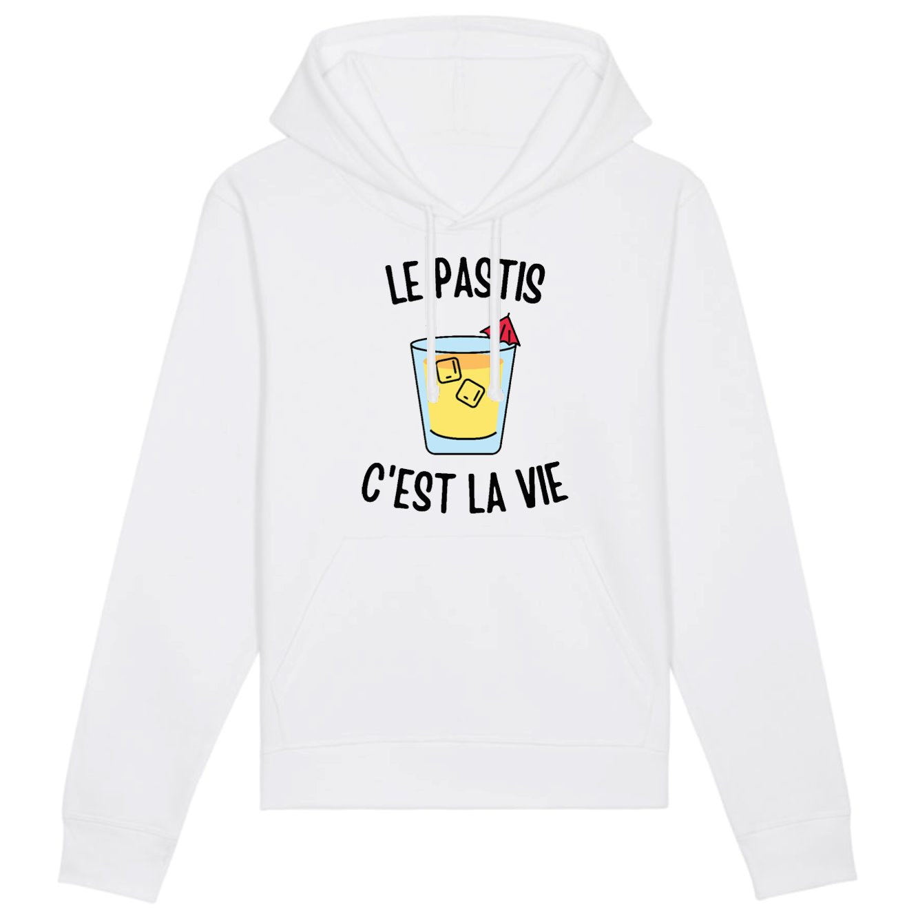 Sweat Capuche Adulte Le pastis c'est la vie 