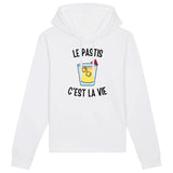 Sweat Capuche Adulte Le pastis c'est la vie 