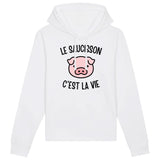 Sweat Capuche Adulte Le saucisson c'est la vie 