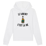 Sweat Capuche Adulte Le whisky c'est la vie 