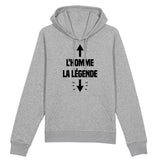 Sweat Capuche Adulte L'homme la légende 