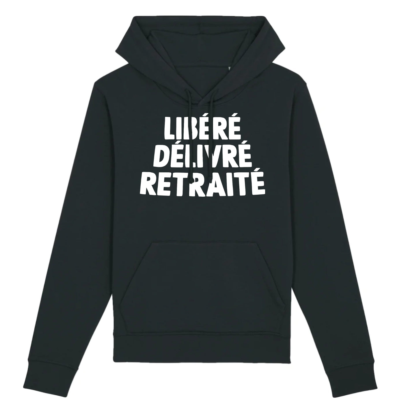 Sweat Capuche Adulte Libéré délivré retraité 